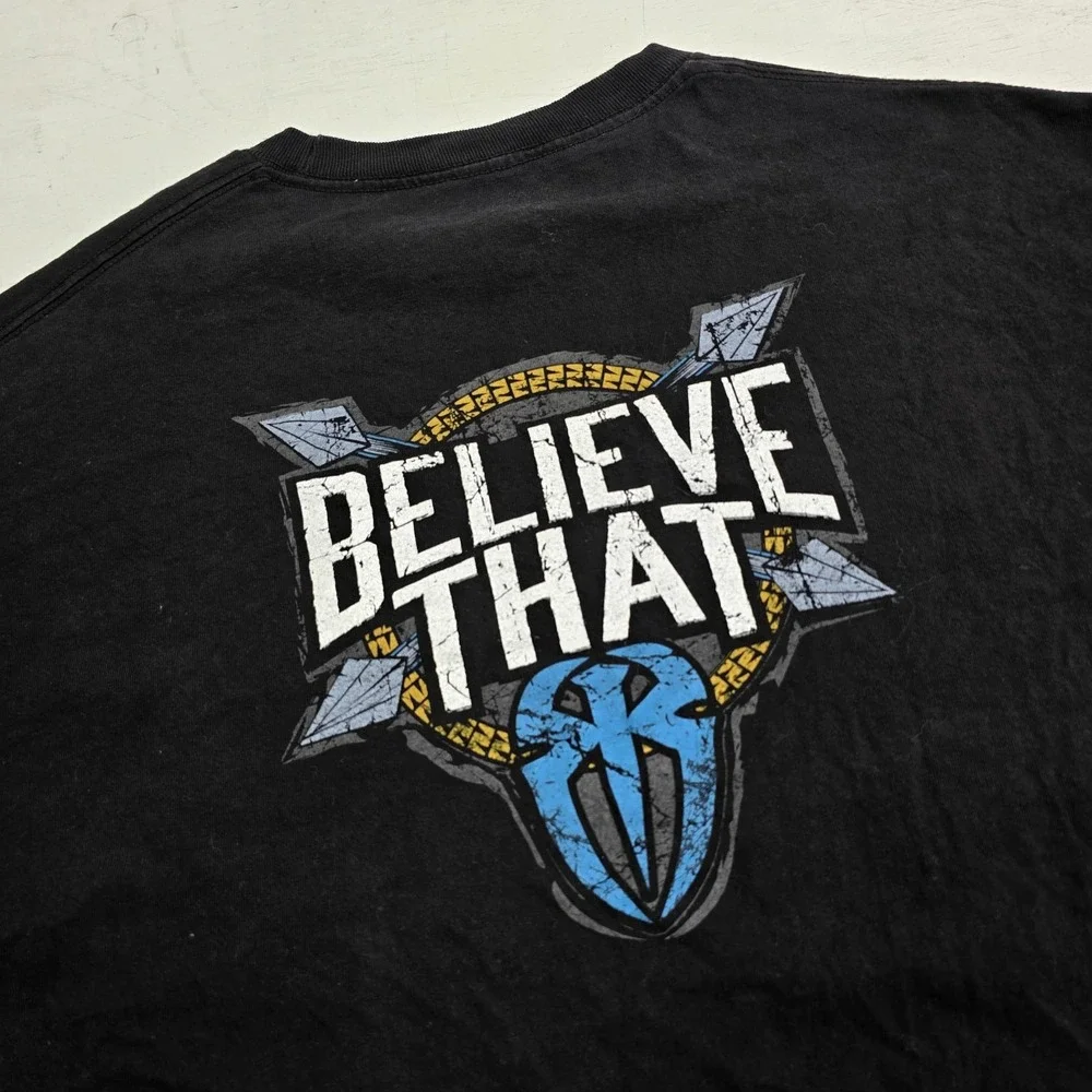 WWE Roman Reigns Roman Empire Spare No One‎ Spare Everyone T-Shirt Men's Sz XL